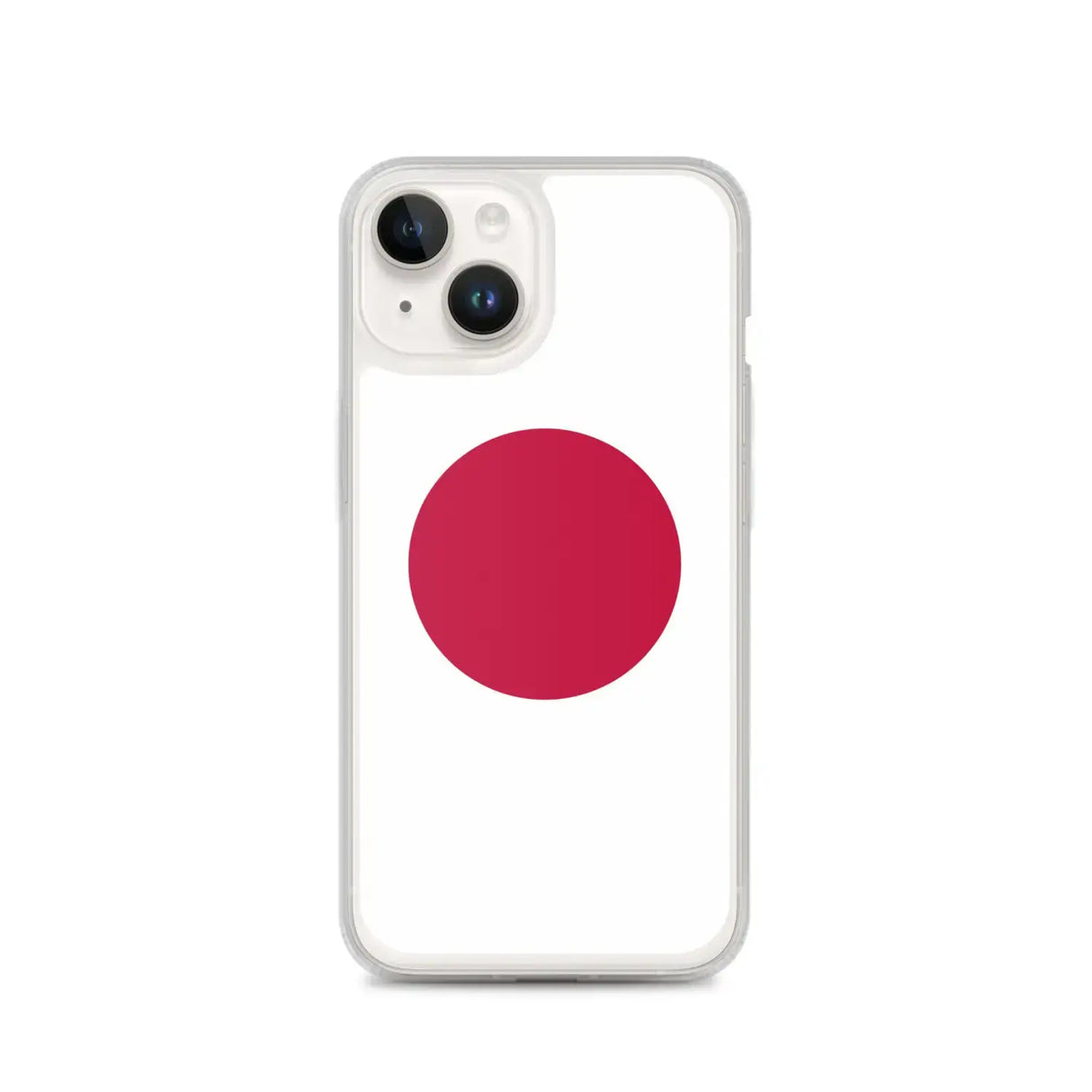 Coque iphone drapeau japon souple antichoc transparente