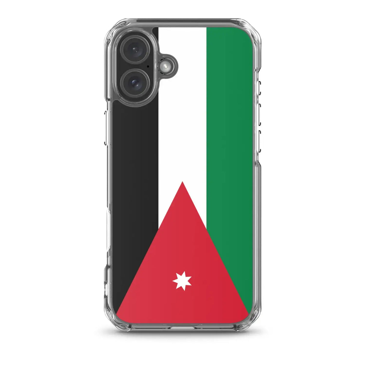 Coque iphone drapeau jordanie souple résistante antichoc