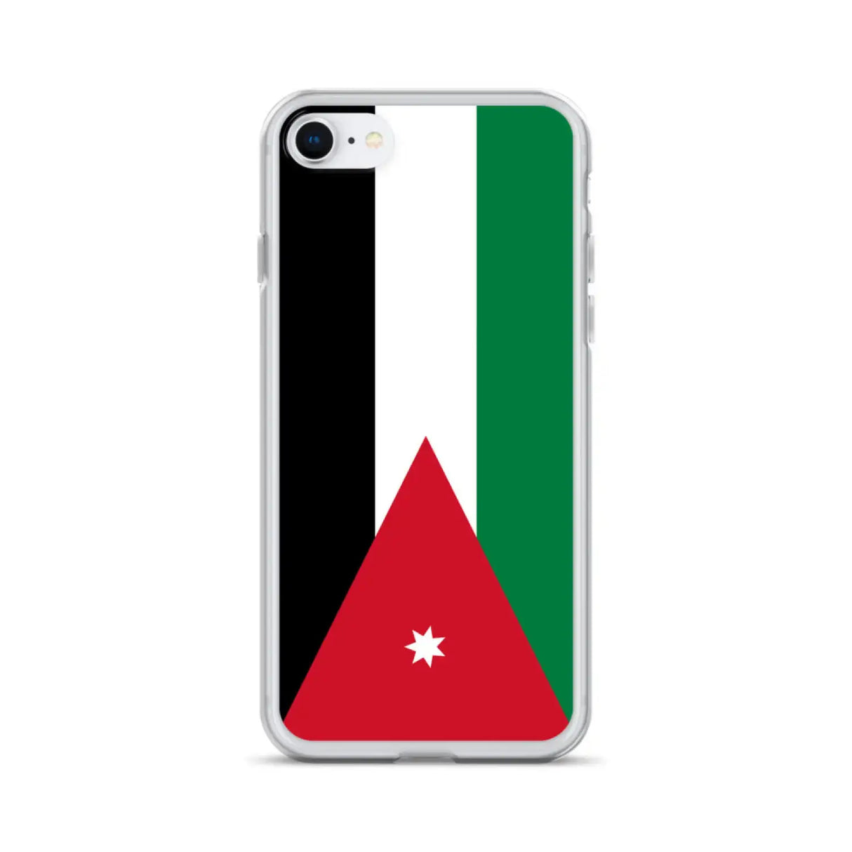 Coque iphone drapeau jordanie souple résistante antichoc