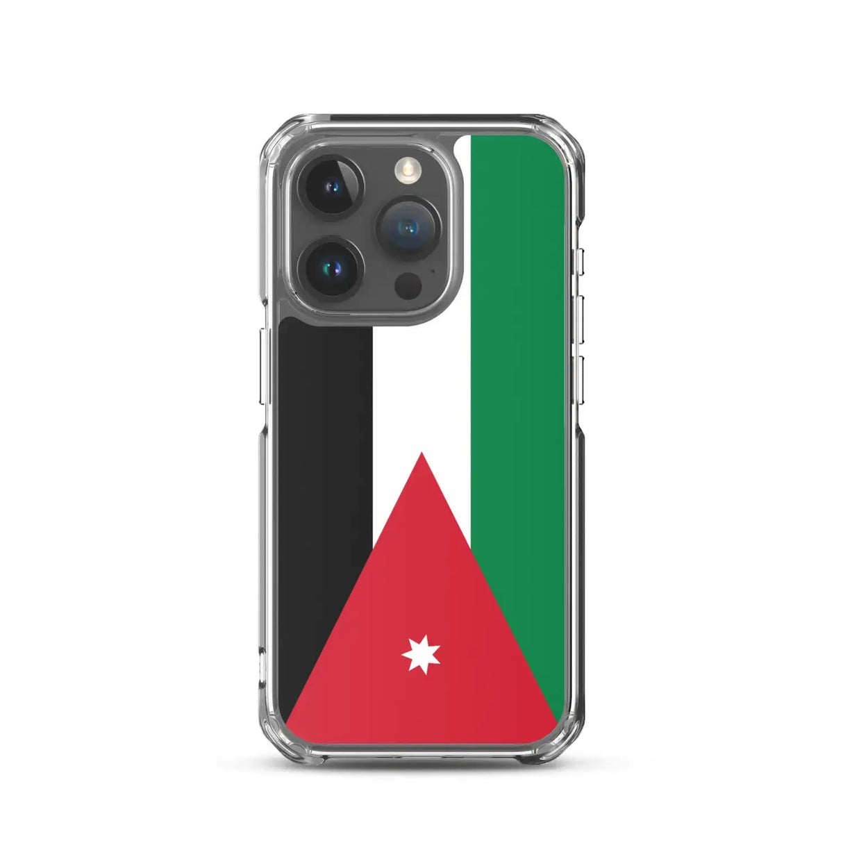 Coque iphone drapeau jordanie souple résistante antichoc