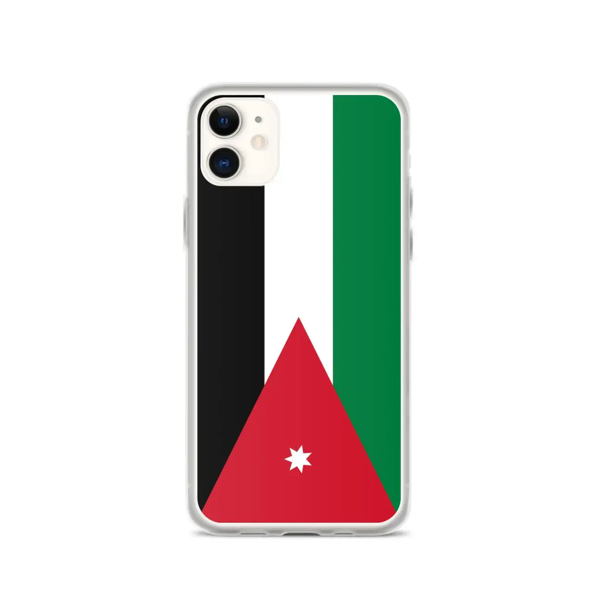 Coque iphone drapeau jordanie souple résistante antichoc