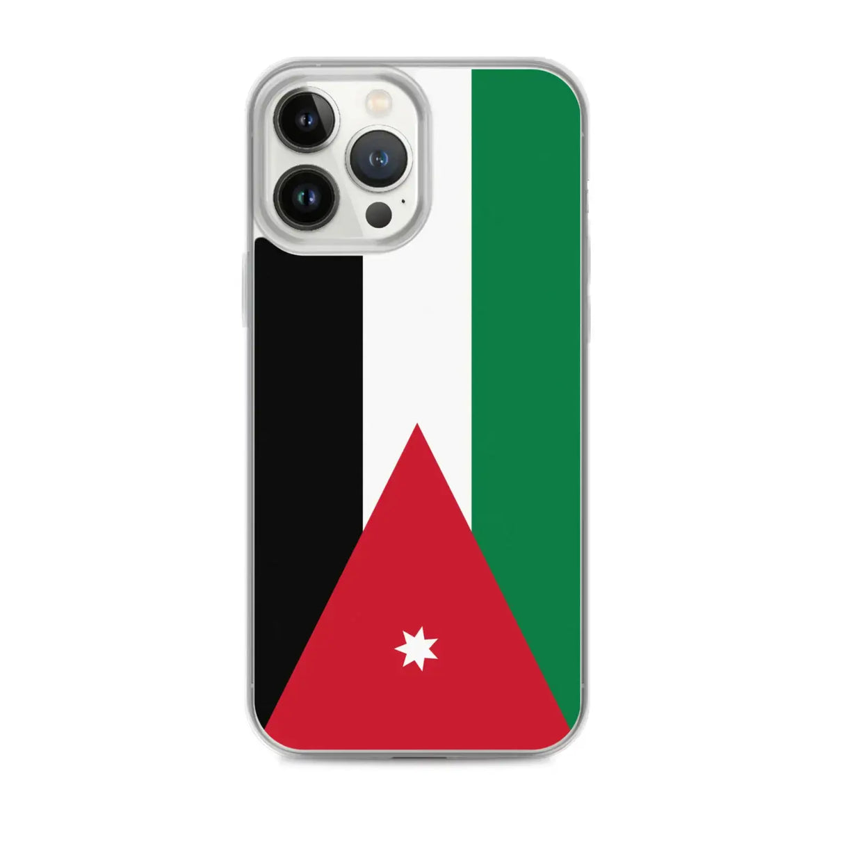 Coque iphone drapeau jordanie souple résistante antichoc