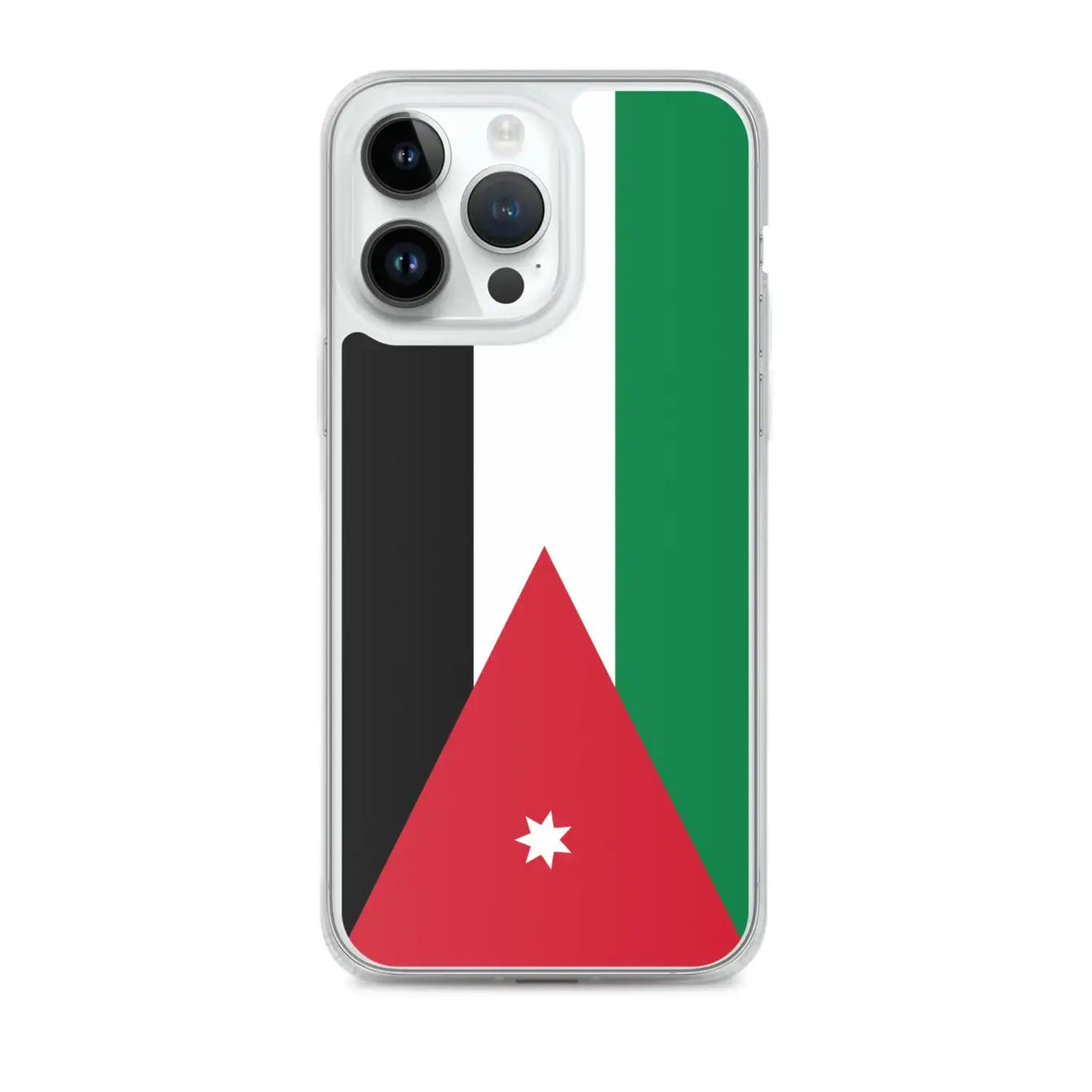 Coque iphone drapeau jordanie souple résistante antichoc