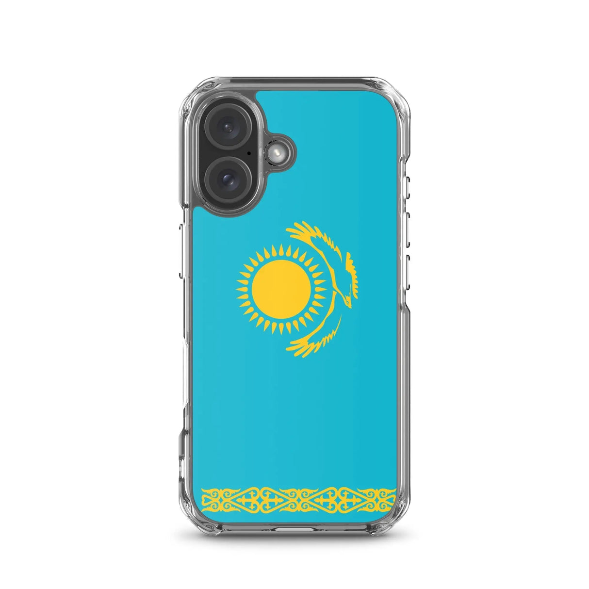 Coque iphone drapeau kazakhstan souple résistante antichoc