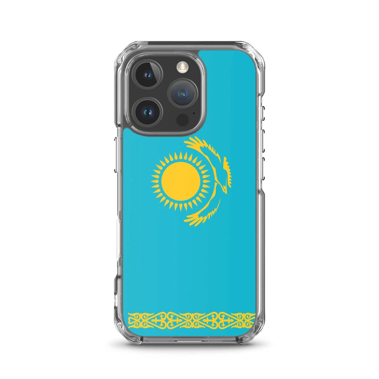 Coque iphone drapeau kazakhstan souple résistante antichoc