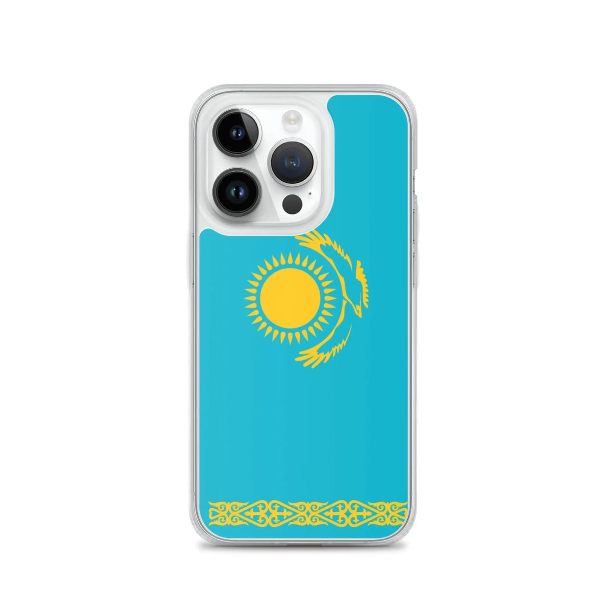 Coque iphone drapeau kazakhstan souple résistante antichoc