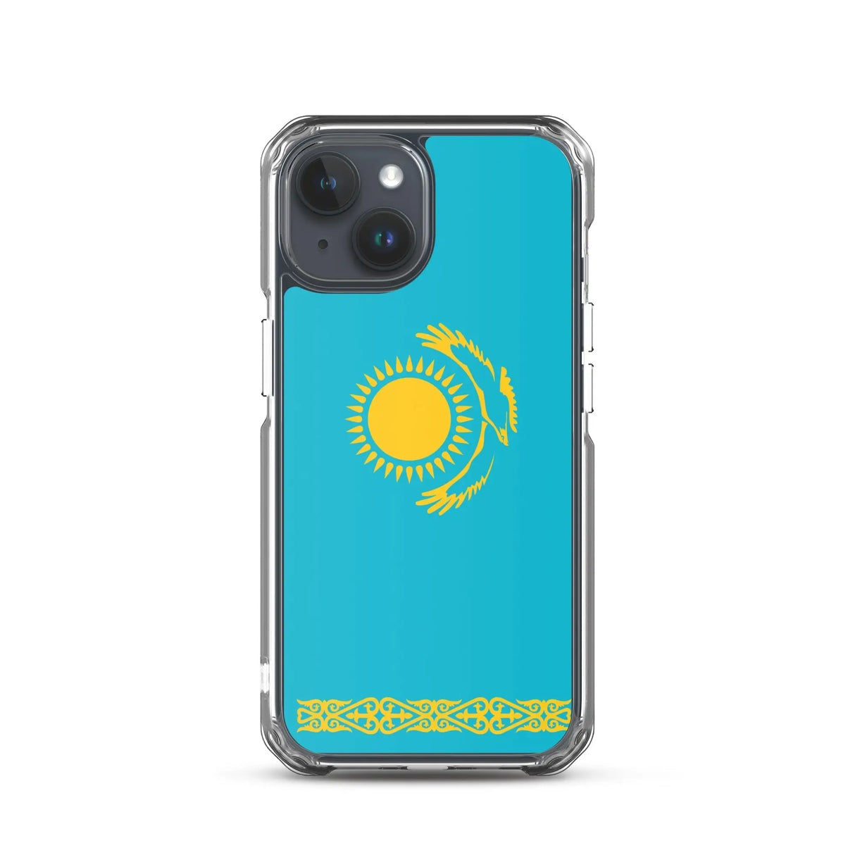 Coque iphone drapeau kazakhstan souple résistante antichoc