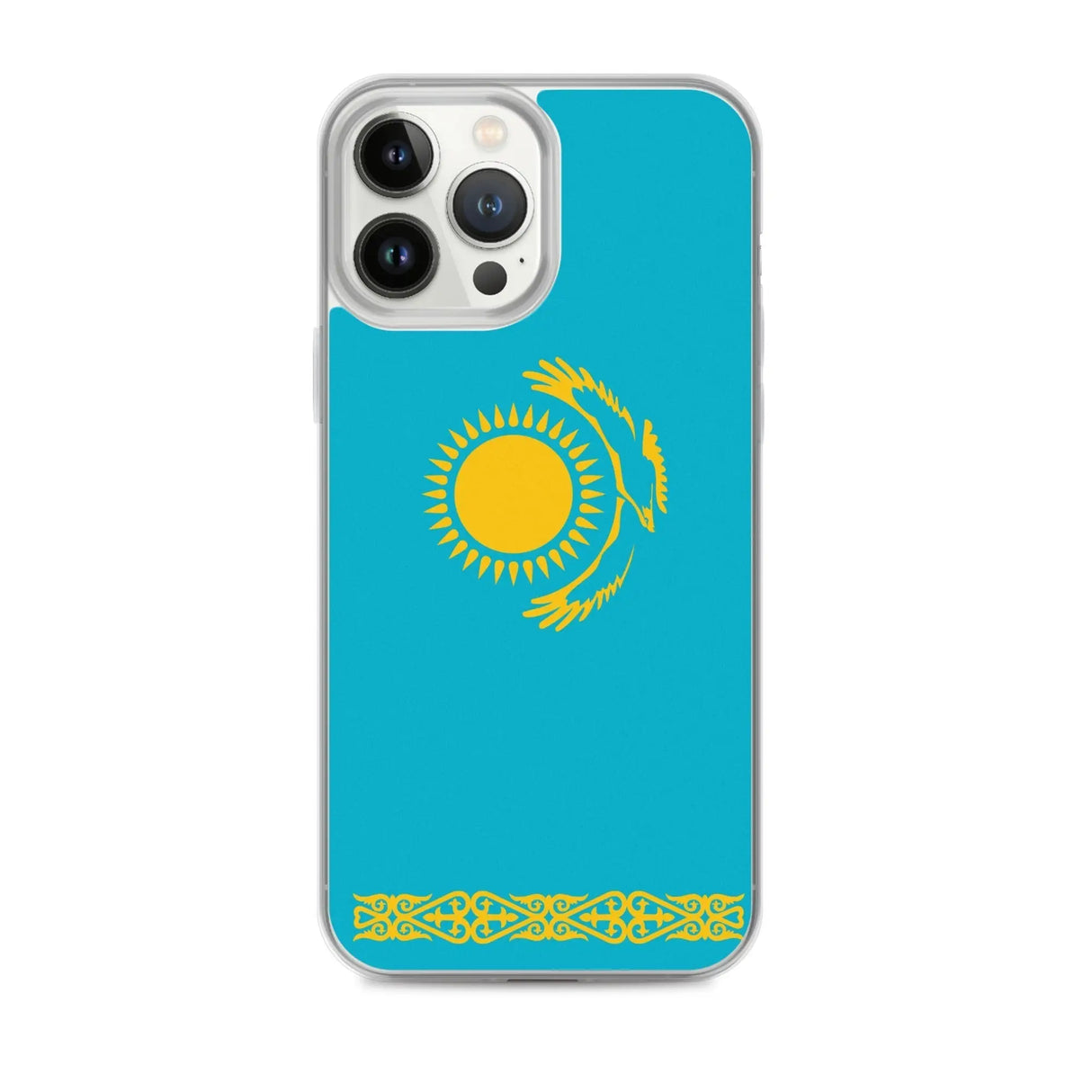 Coque iphone drapeau kazakhstan souple résistante antichoc