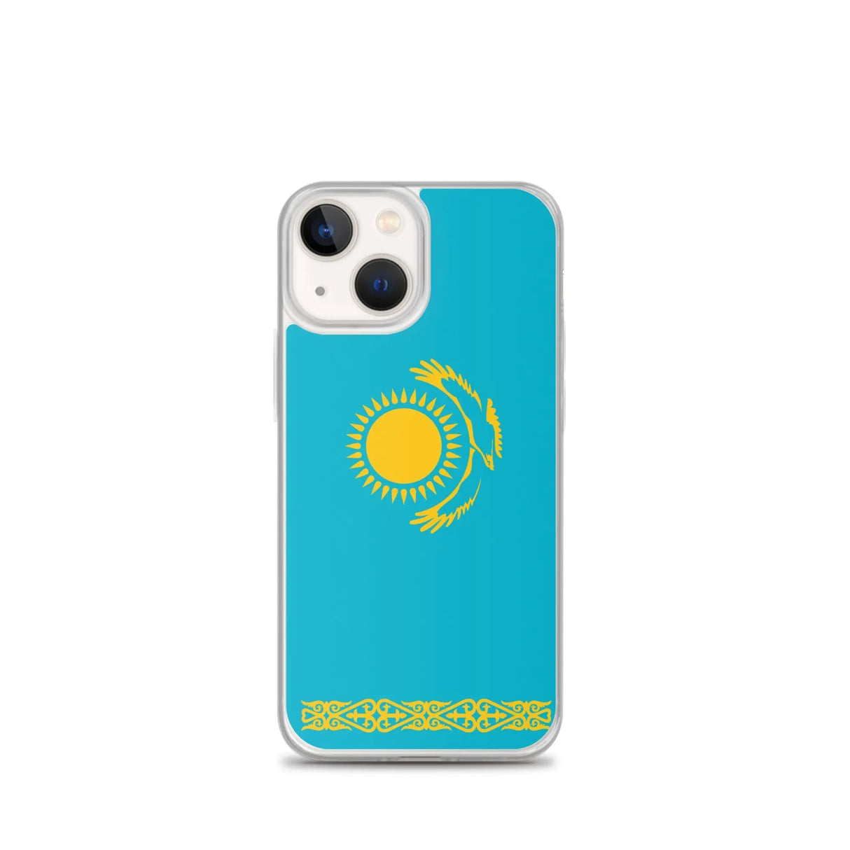 Coque iphone drapeau kazakhstan souple résistante antichoc