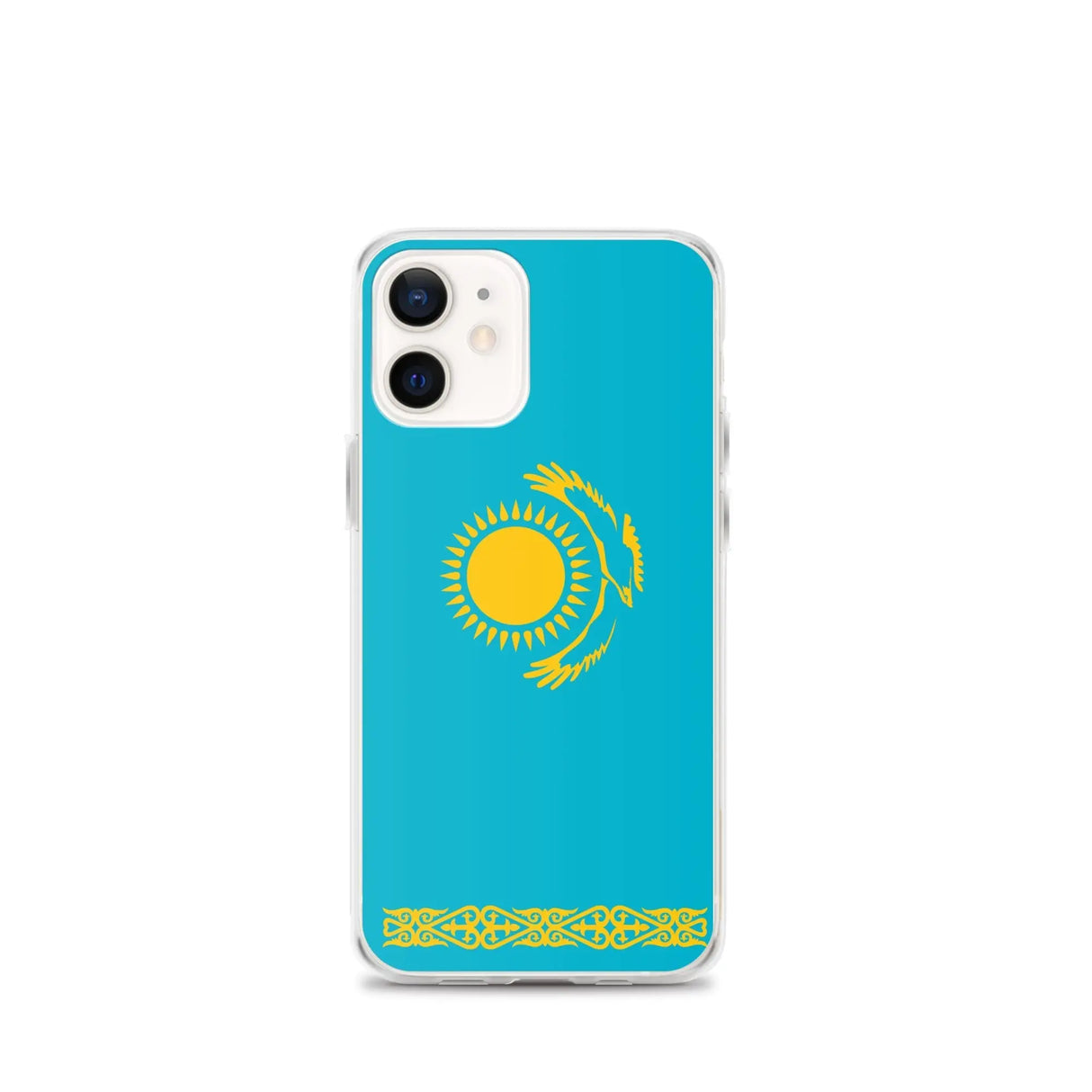 Coque iphone drapeau kazakhstan souple résistante antichoc