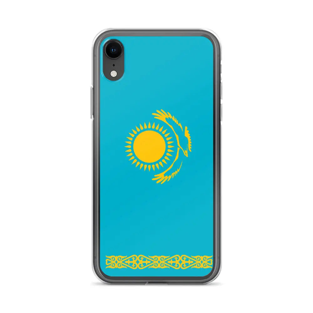 Coque iphone drapeau kazakhstan souple résistante antichoc