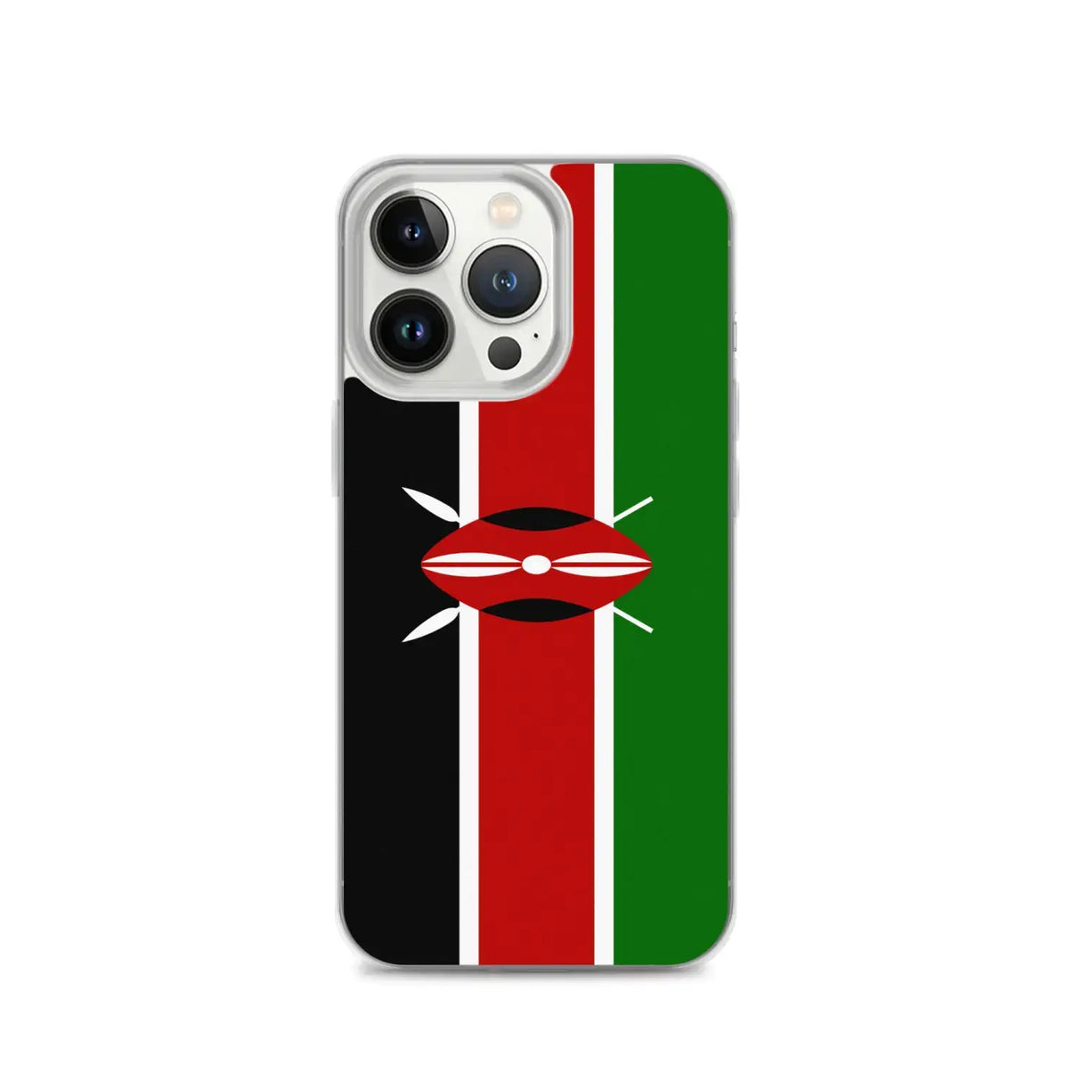 Coque iphone drapeau kenya souple antichoc transparente