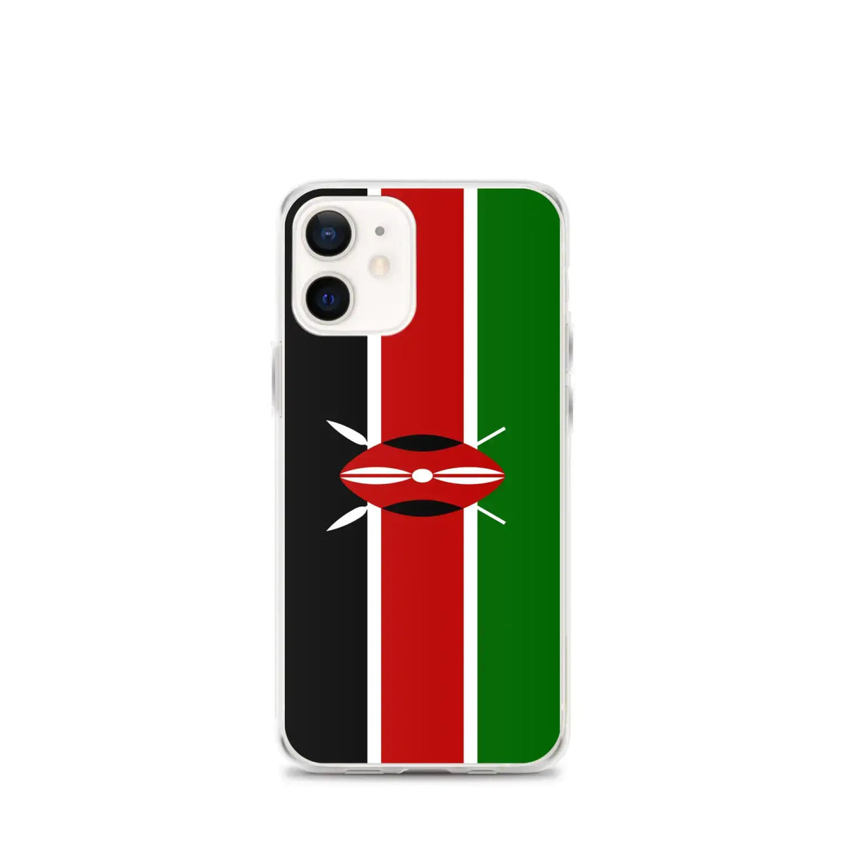 Coque iphone drapeau kenya souple antichoc transparente