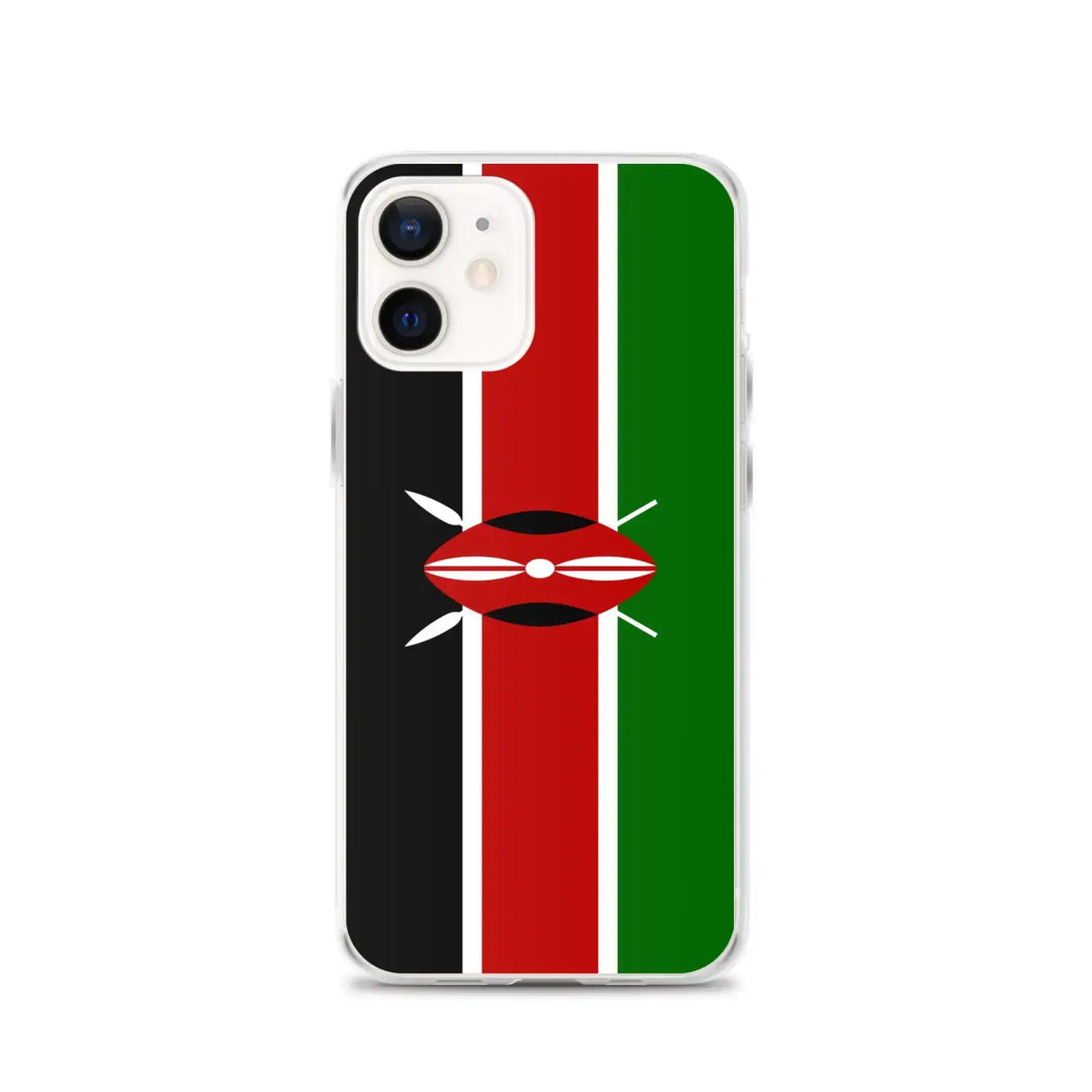 Coque iphone drapeau kenya souple antichoc transparente