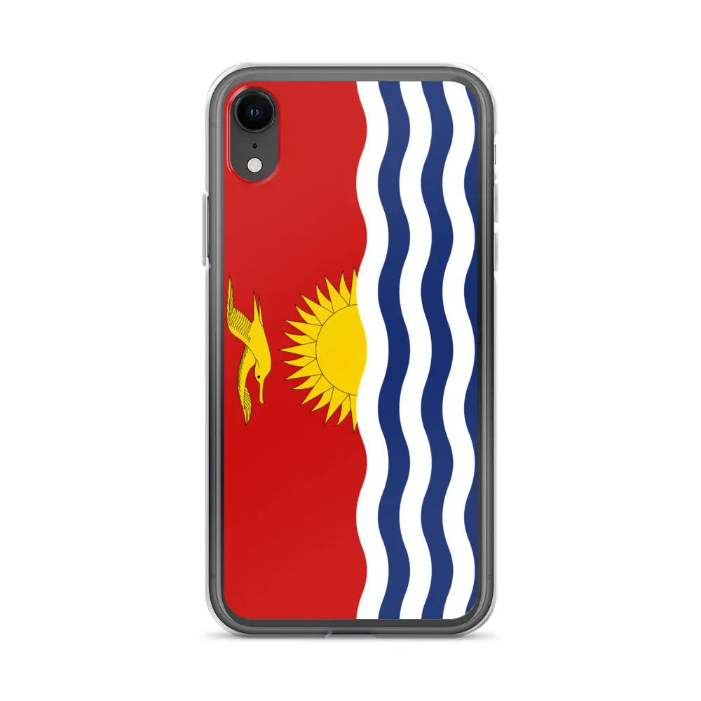 Coque iphone drapeau kiribati souple antichoc transparente