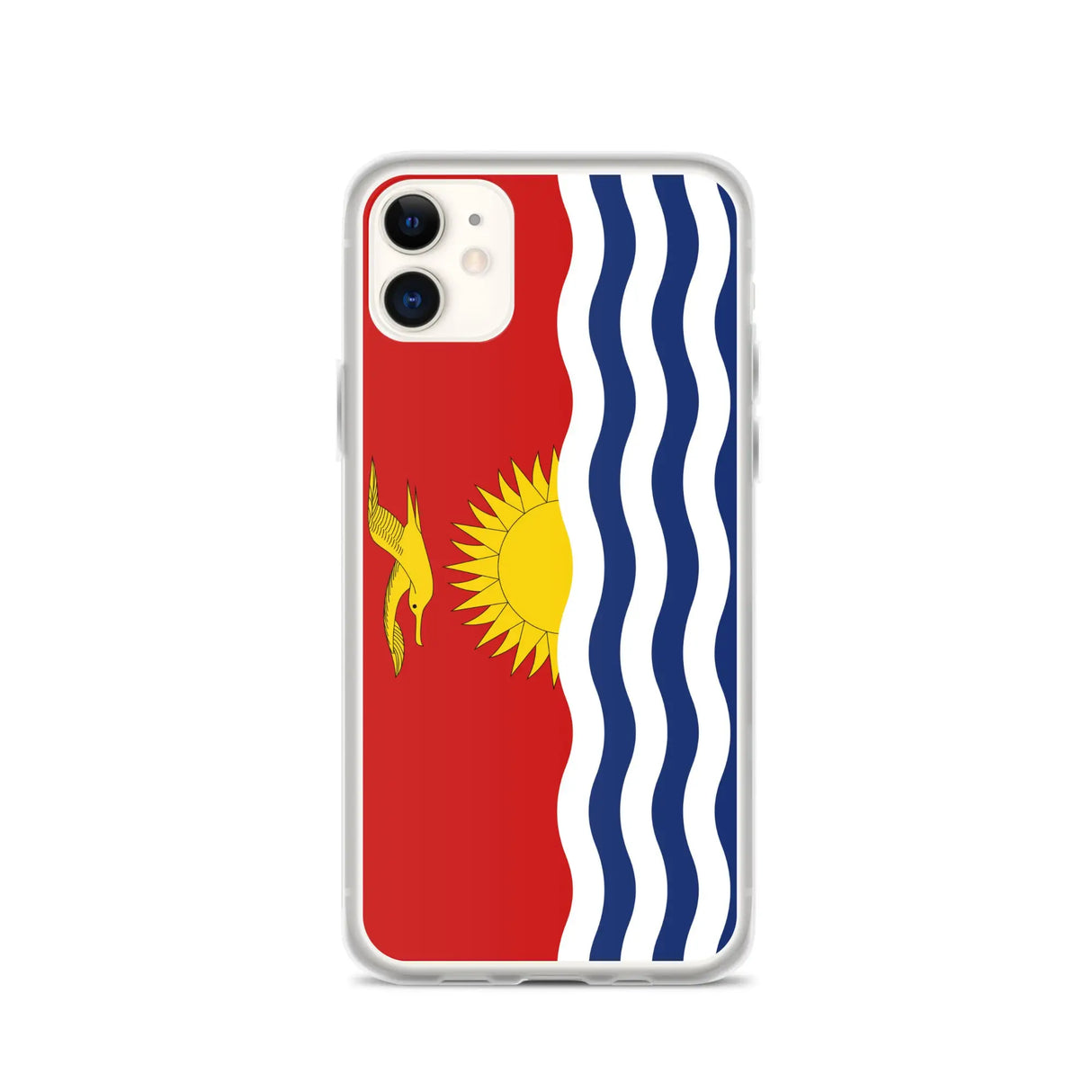 Coque iphone drapeau kiribati souple antichoc transparente