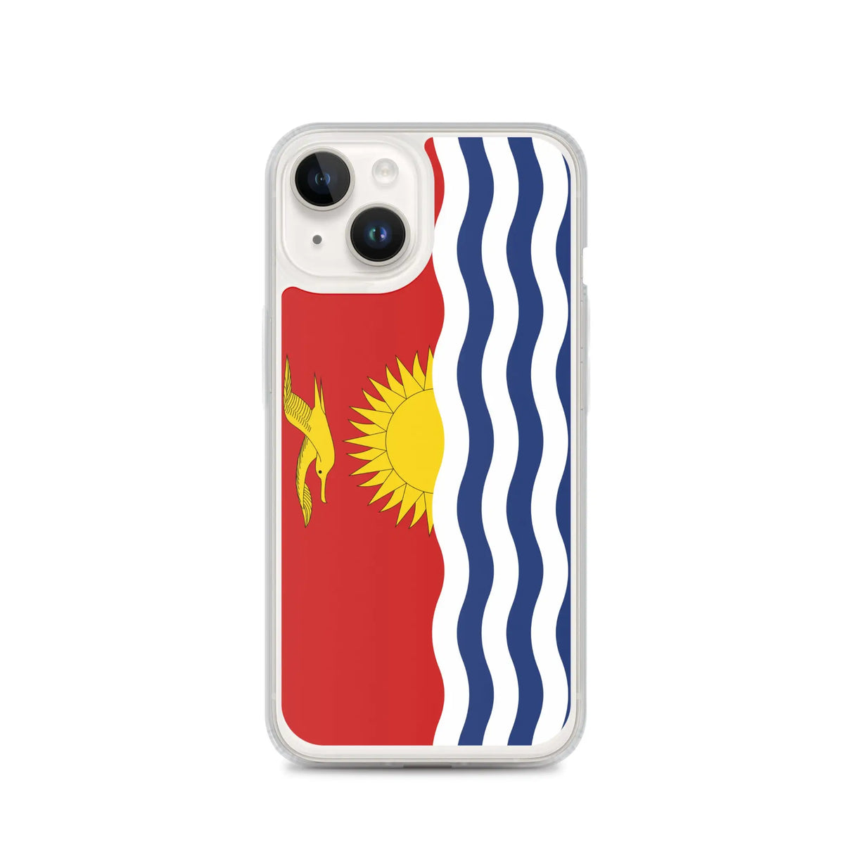 Coque iphone drapeau kiribati souple antichoc transparente