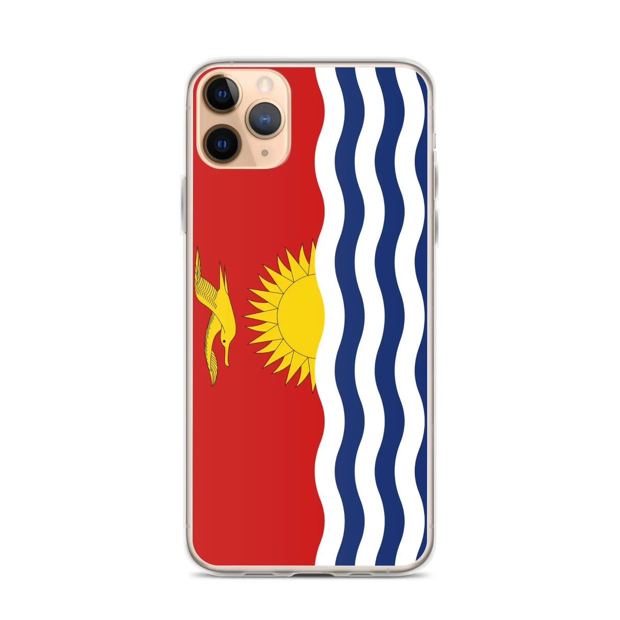 Coque iphone drapeau kiribati souple antichoc transparente