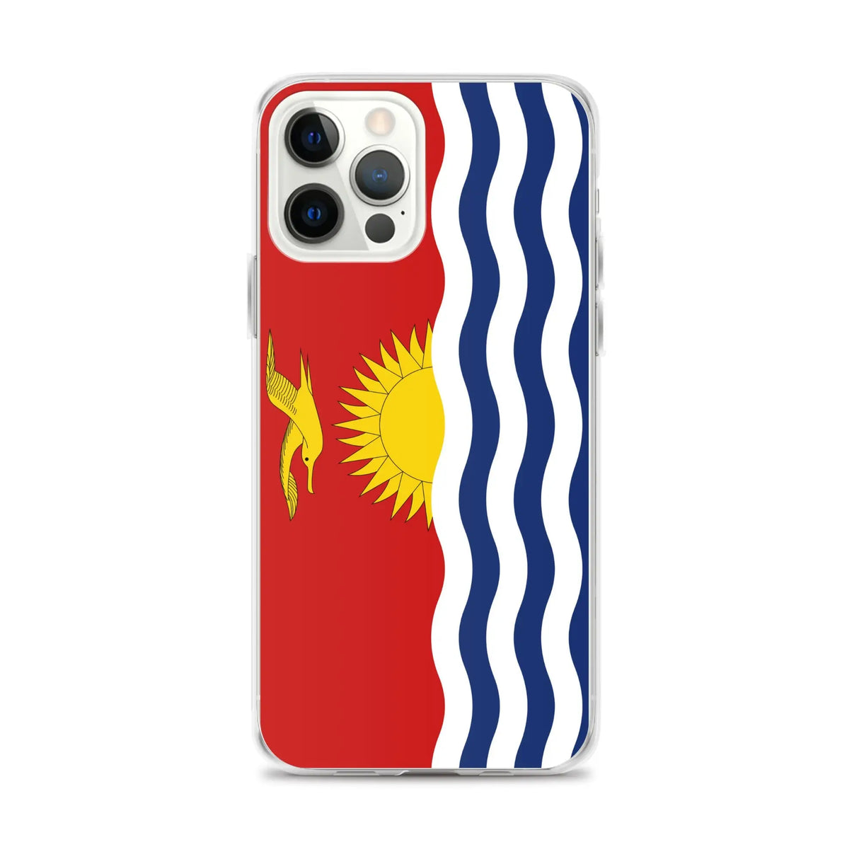 Coque iphone drapeau kiribati souple antichoc transparente