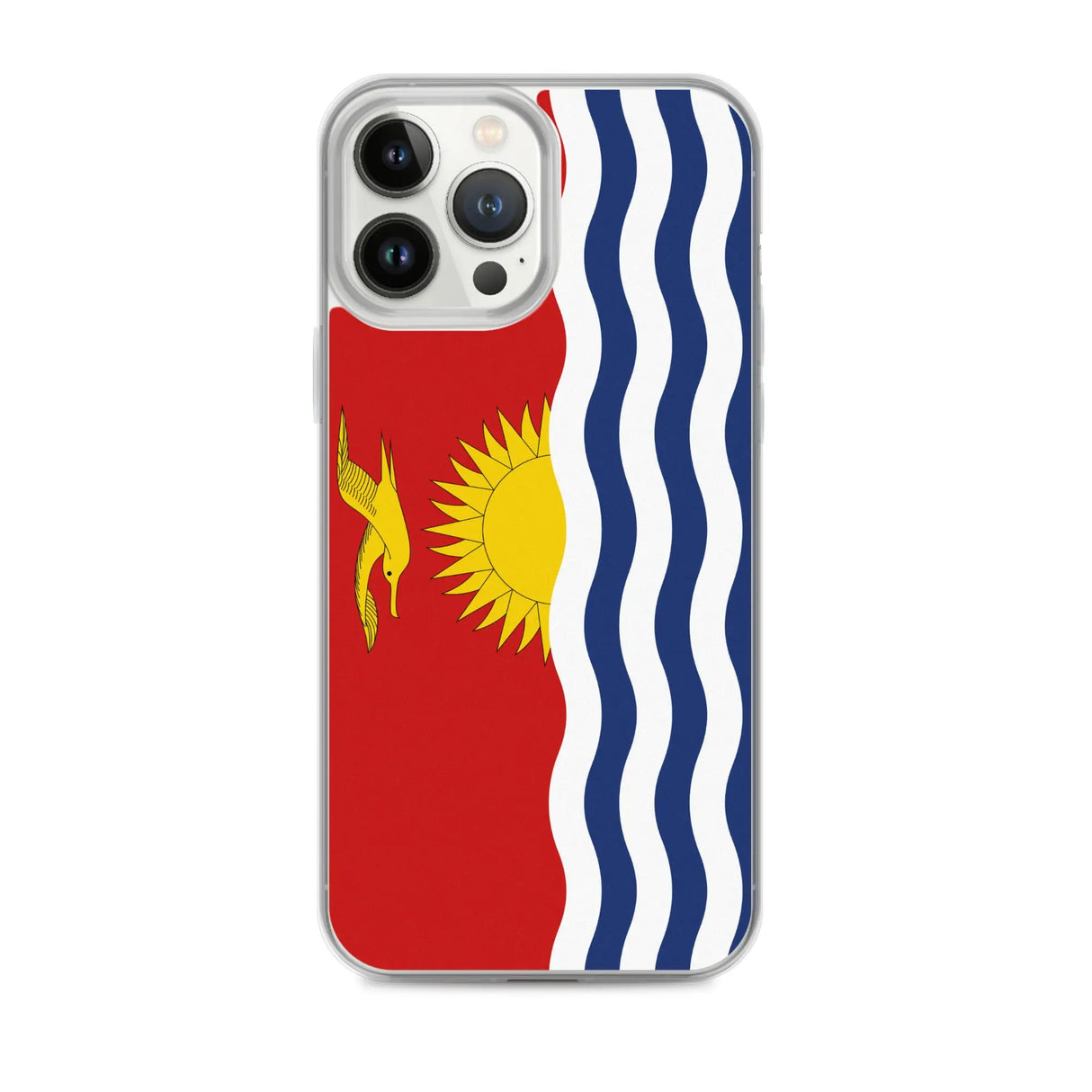 Coque iphone drapeau kiribati souple antichoc transparente