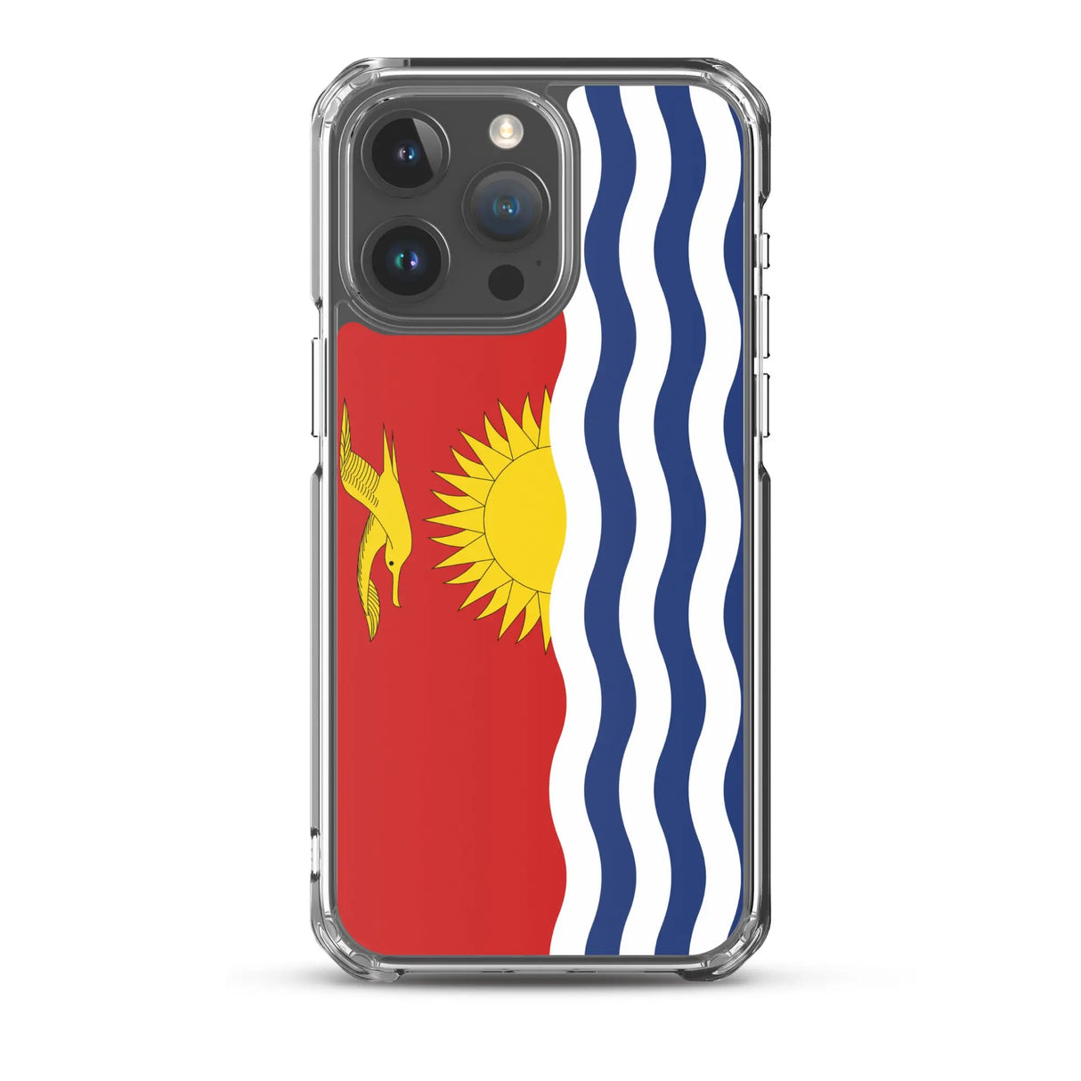 Coque iphone drapeau kiribati souple antichoc transparente