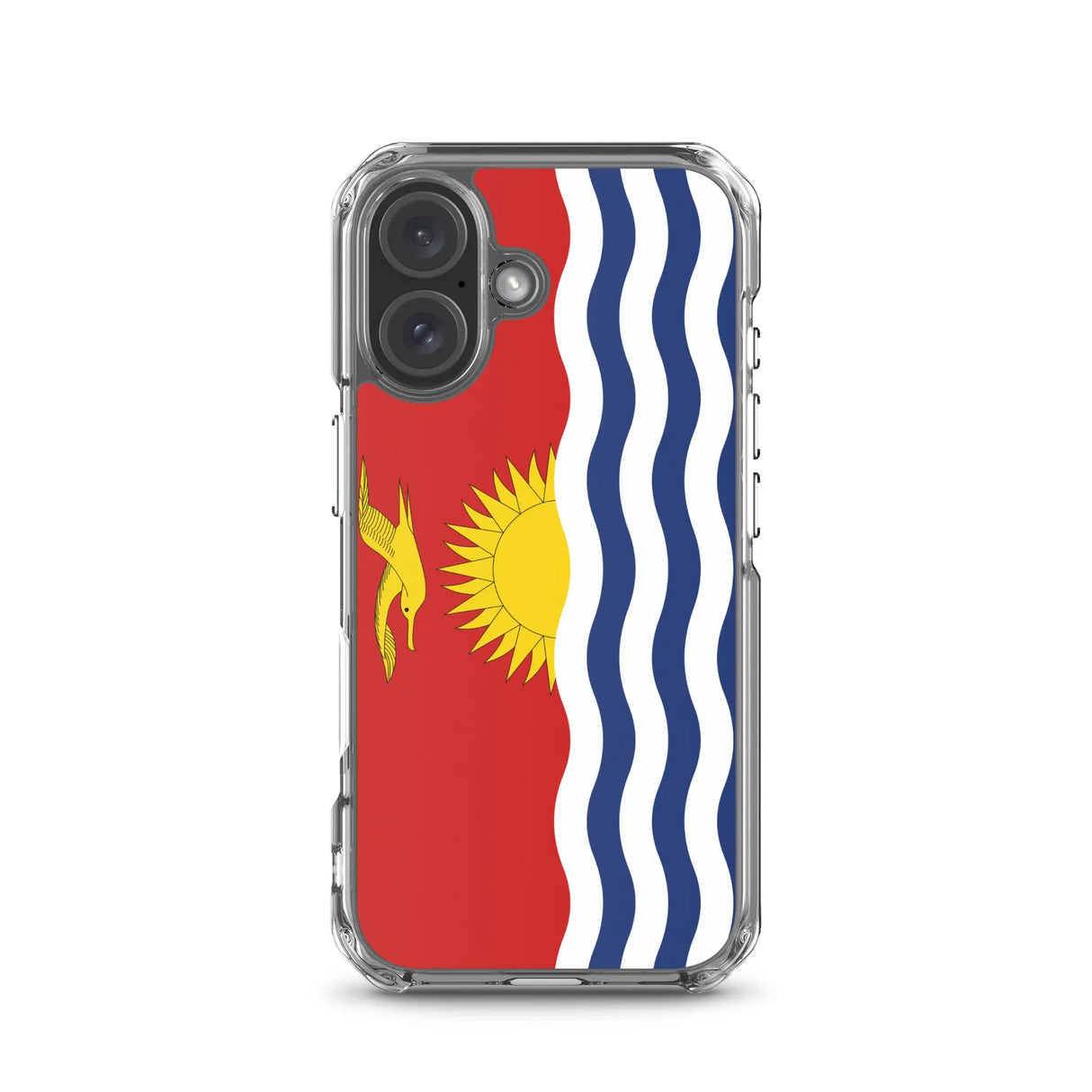 Coque iphone drapeau kiribati souple antichoc transparente