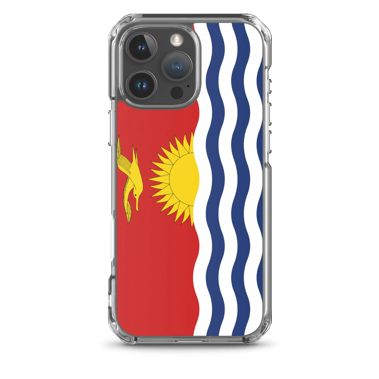 Coque iphone drapeau kiribati souple antichoc transparente