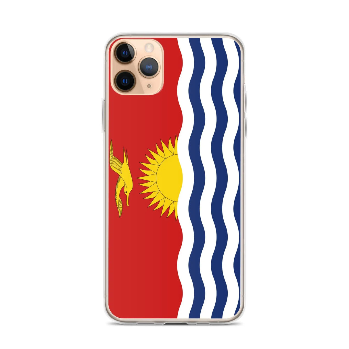 Coque iphone drapeau kiribati souple antichoc transparente