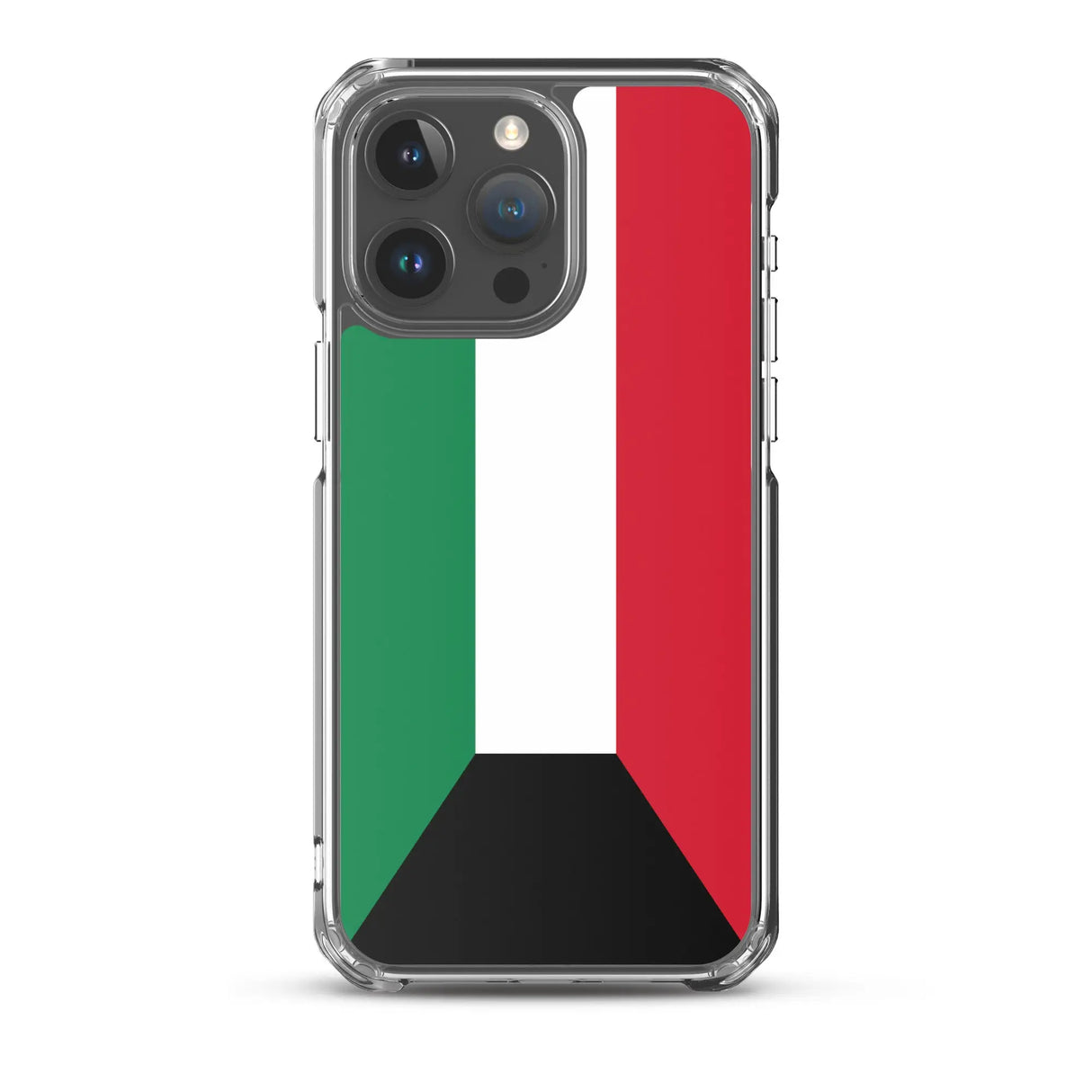 Coque iphone drapeau koweït souple antichoc transparente