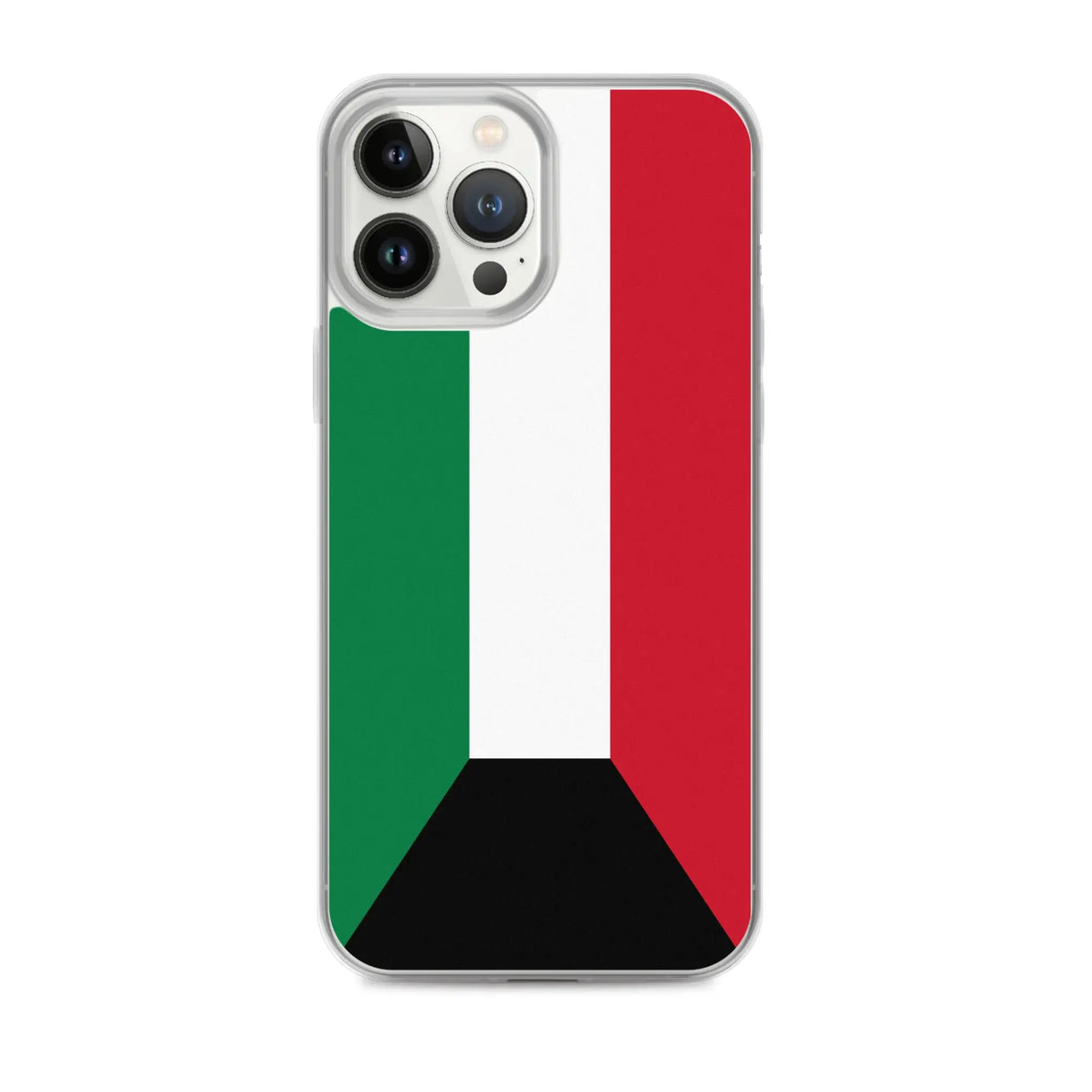 Coque iphone drapeau koweït souple antichoc transparente