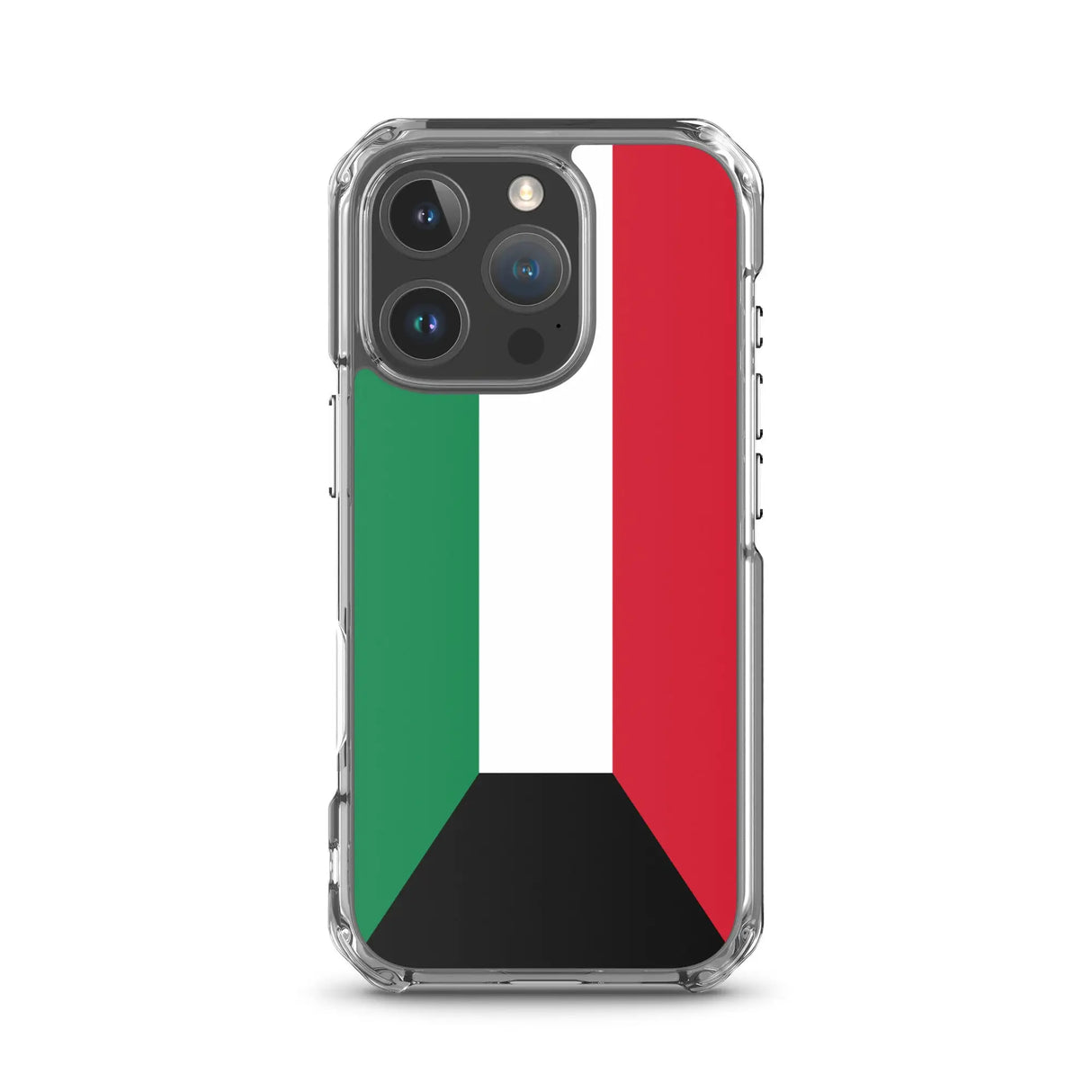 Coque iphone drapeau koweït souple antichoc transparente