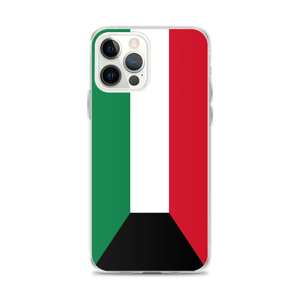 Coque iphone drapeau koweït souple antichoc transparente