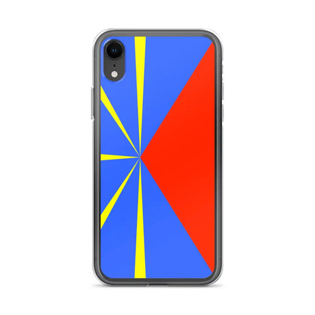 Coque iphone drapeau la réunion souple antichoc transparente
