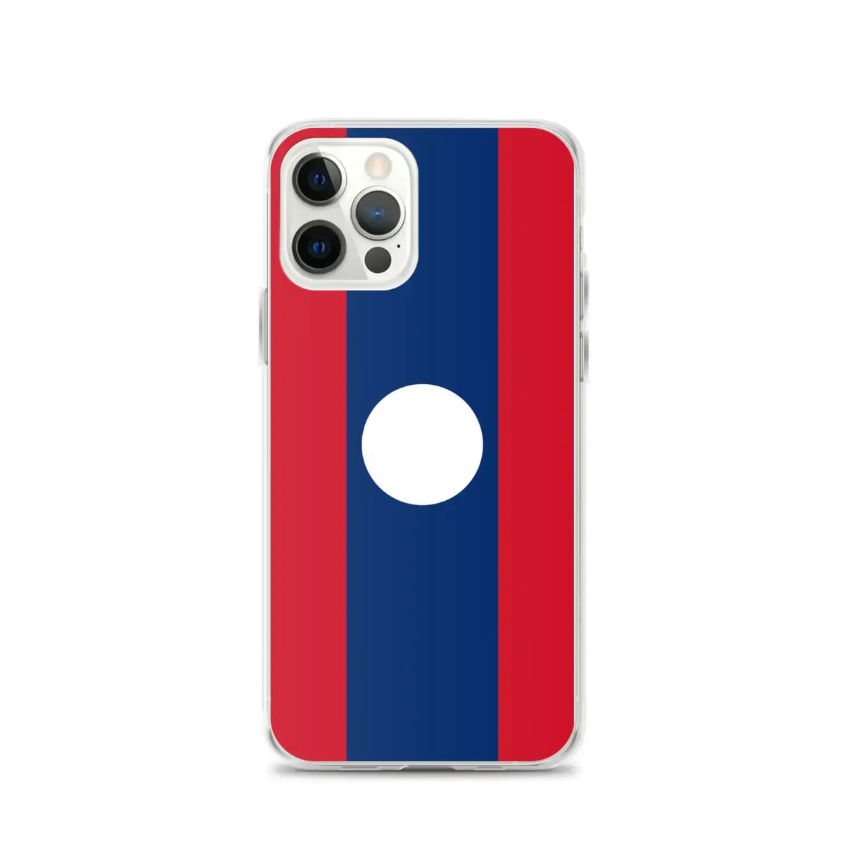 Coque iphone drapeau laos souple antichoc transparente