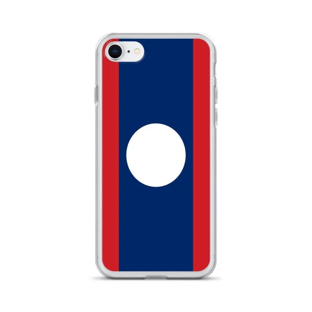 Coque iphone drapeau laos souple antichoc transparente