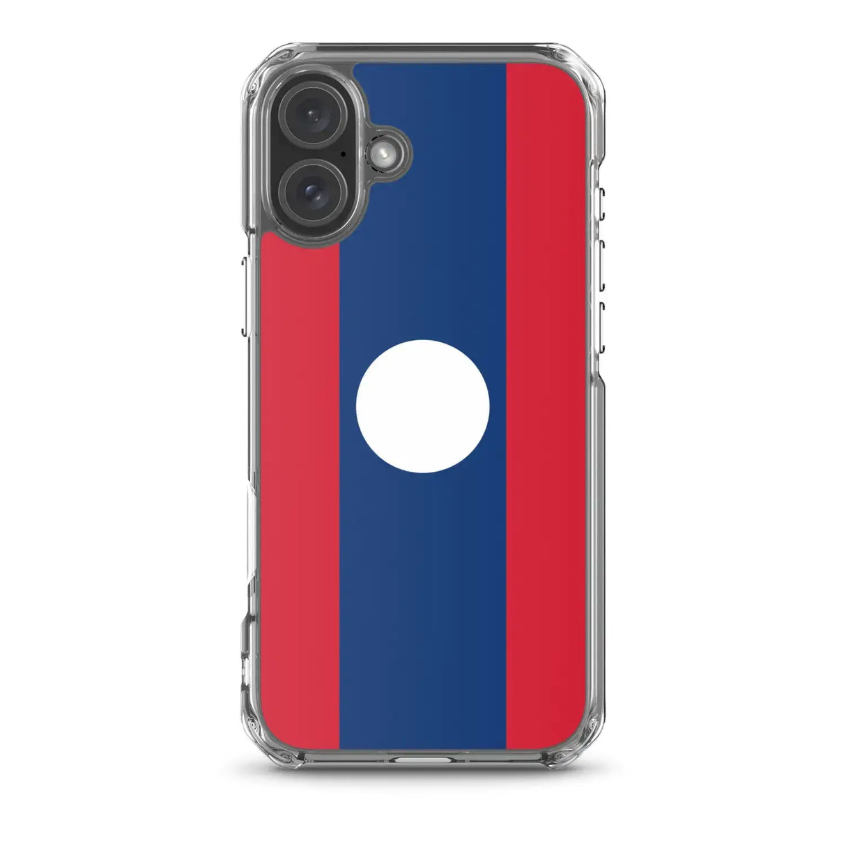 Coque iphone drapeau laos souple antichoc transparente