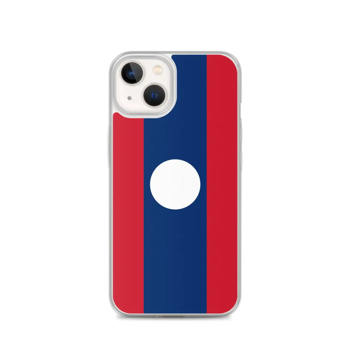 Coque iphone drapeau laos souple antichoc transparente