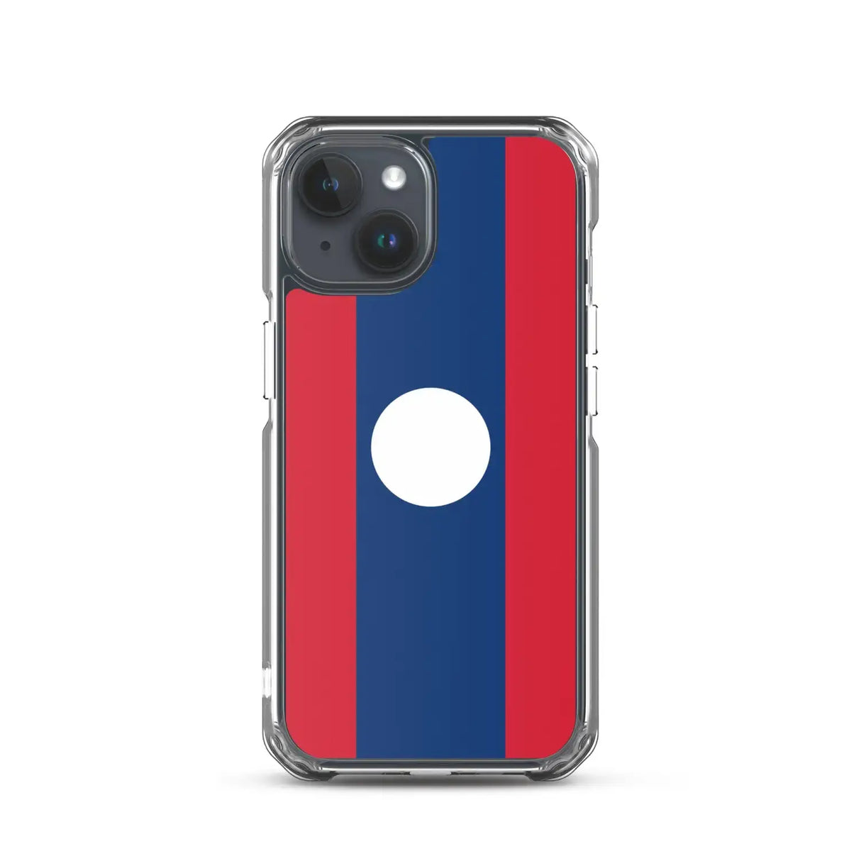 Coque iphone drapeau laos souple antichoc transparente