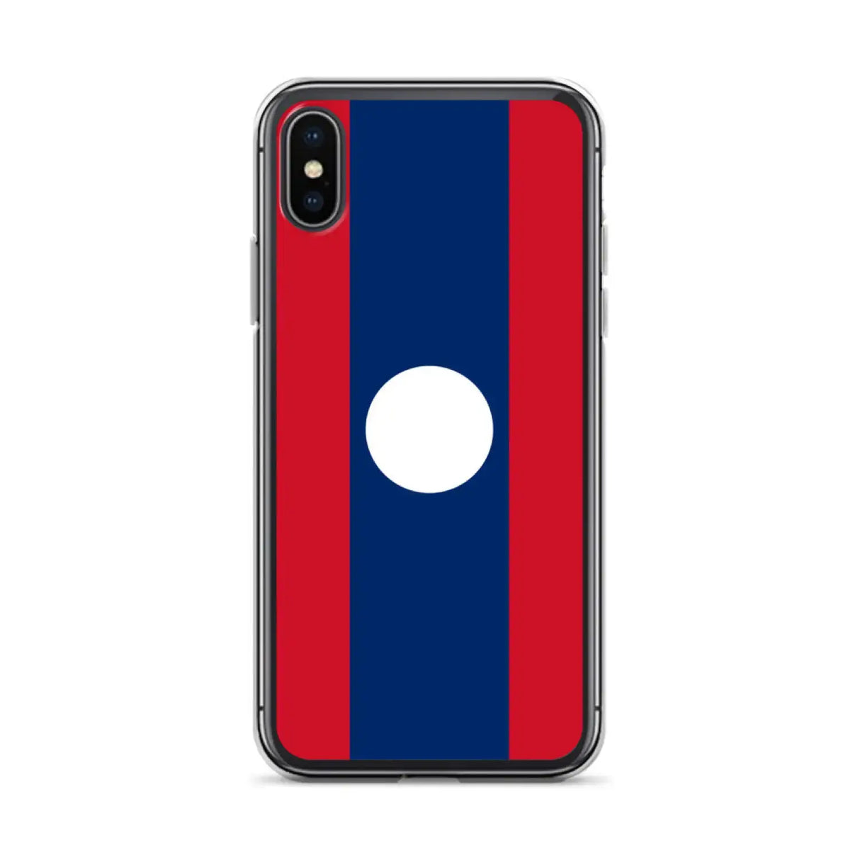 Coque iphone drapeau laos souple antichoc transparente