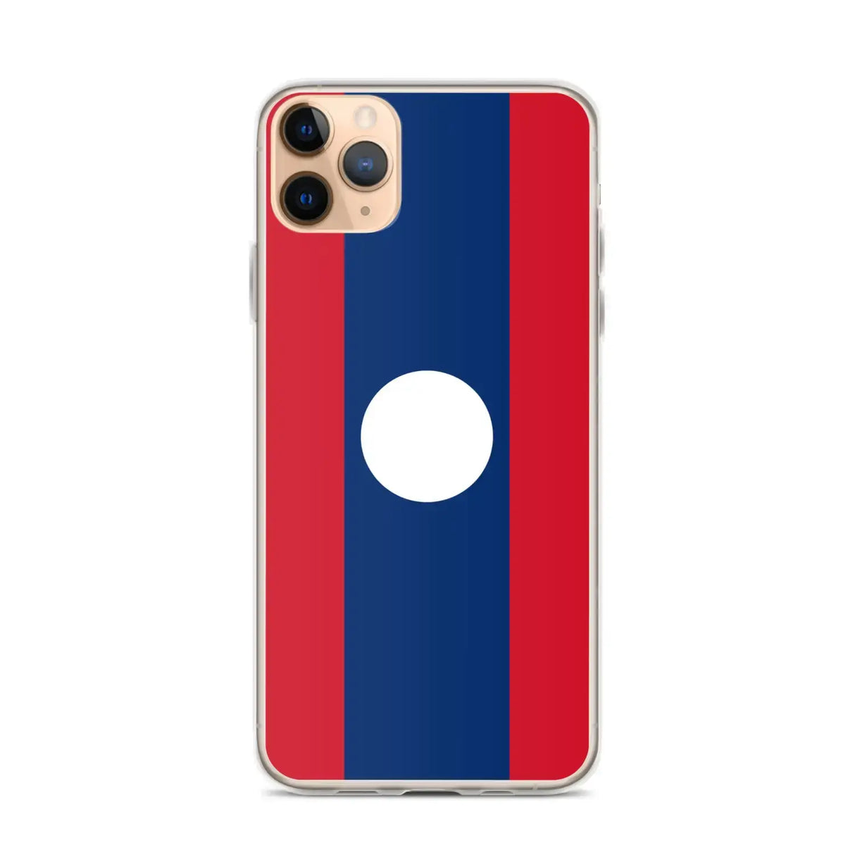 Coque iphone drapeau laos souple antichoc transparente