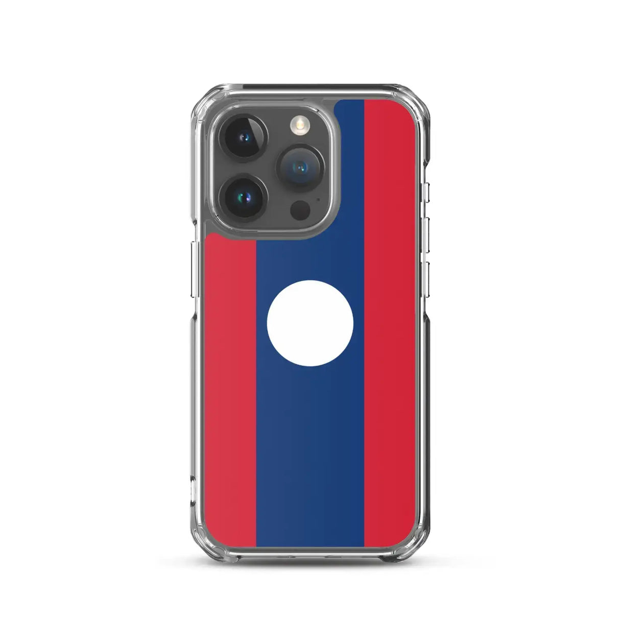 Coque iphone drapeau laos souple antichoc transparente