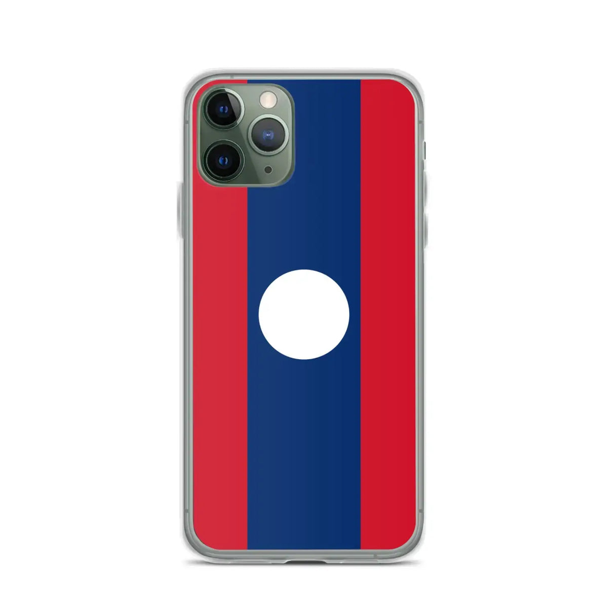 Coque iphone drapeau laos souple antichoc transparente