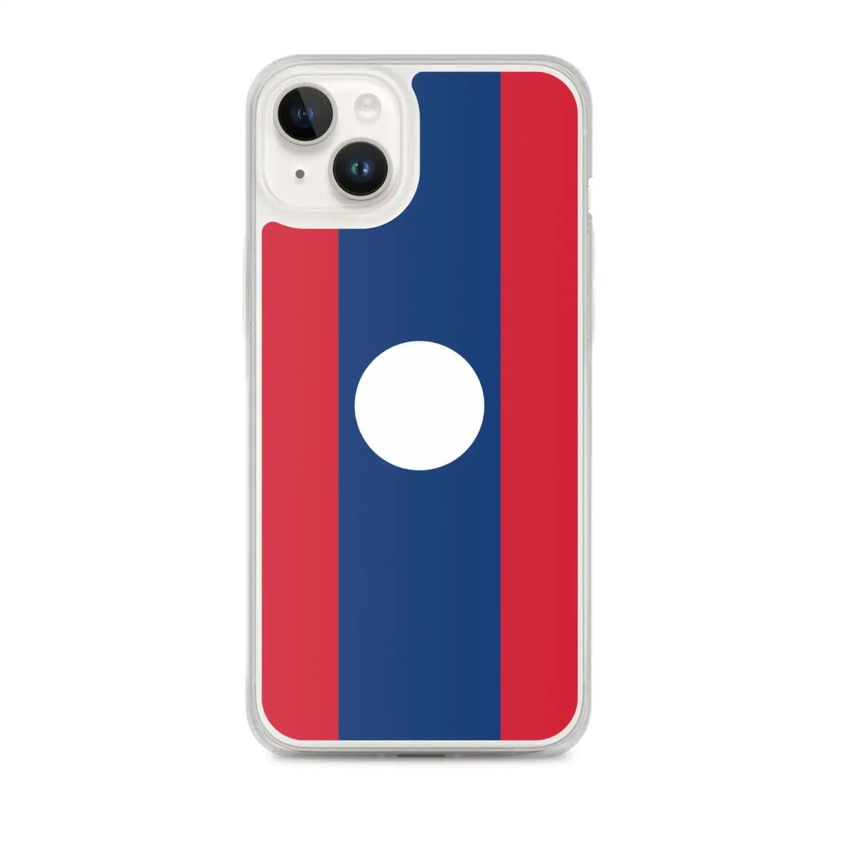 Coque iphone drapeau laos souple antichoc transparente