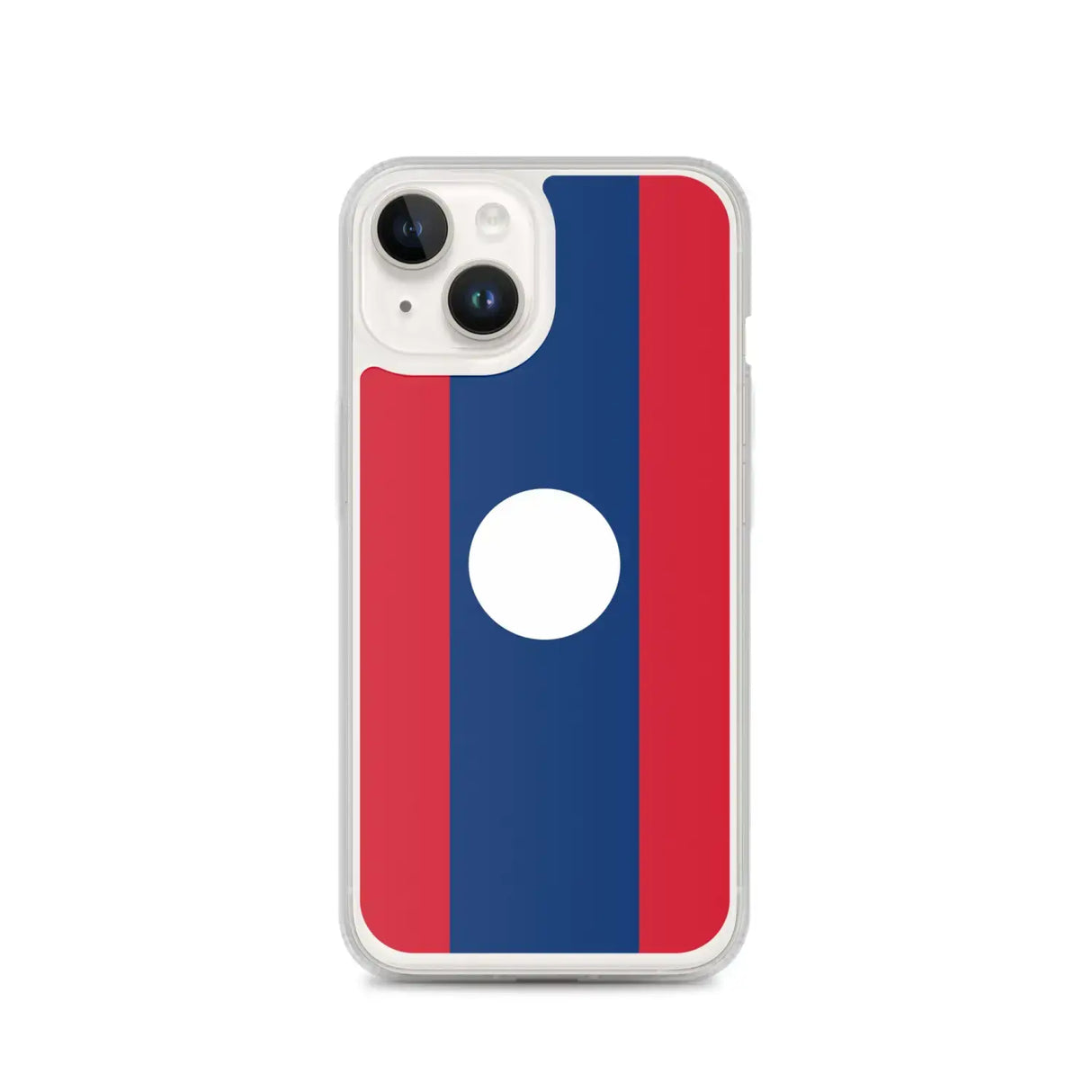Coque iphone drapeau laos souple antichoc transparente