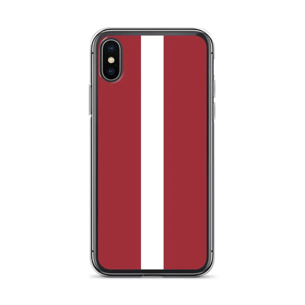 Coque iphone drapeau lettonie souple résistante antichoc