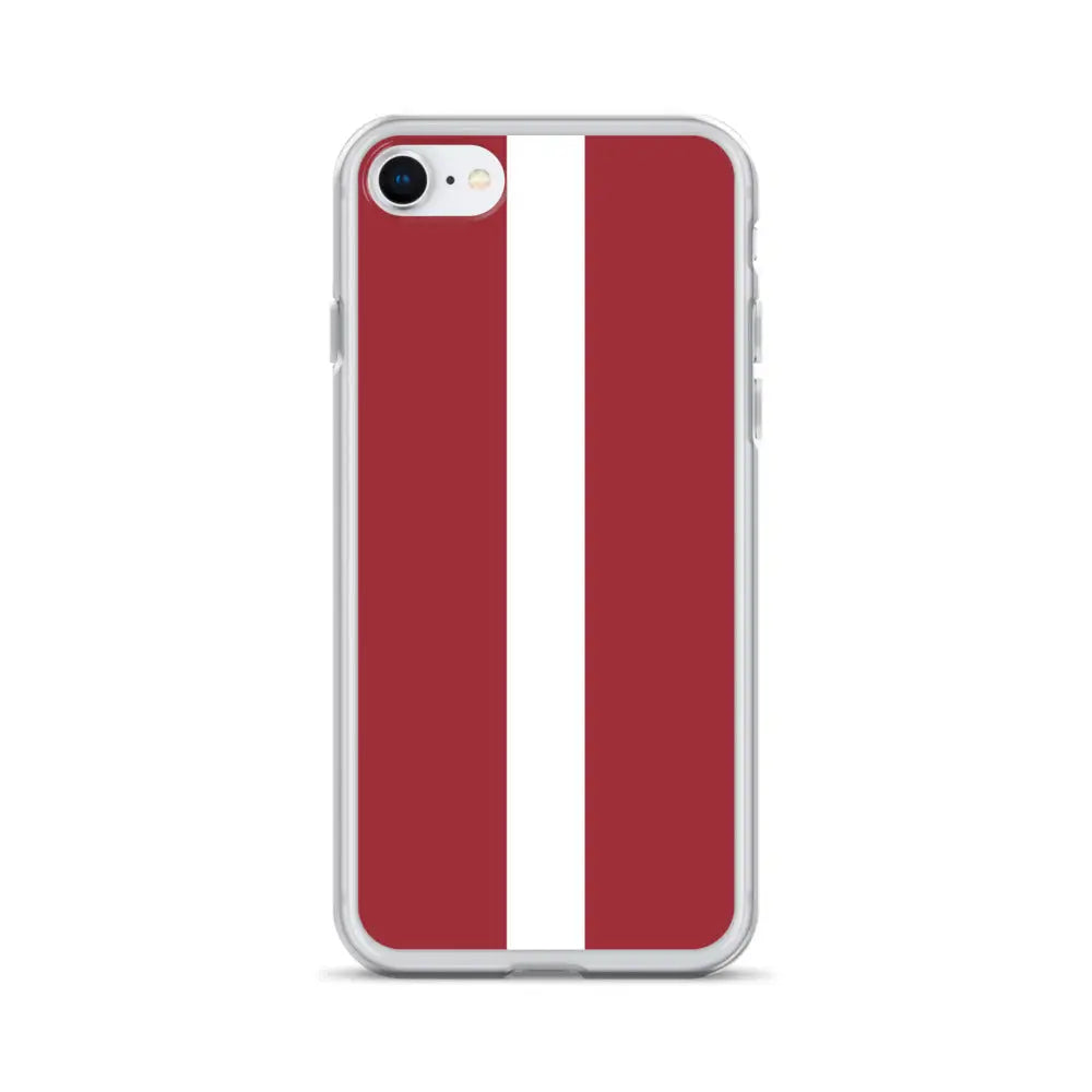 Coque iphone drapeau lettonie souple résistante antichoc