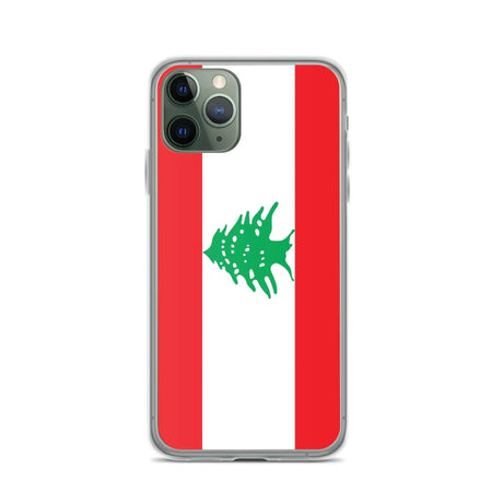 Coque iphone drapeau liban souple résistante antichoc