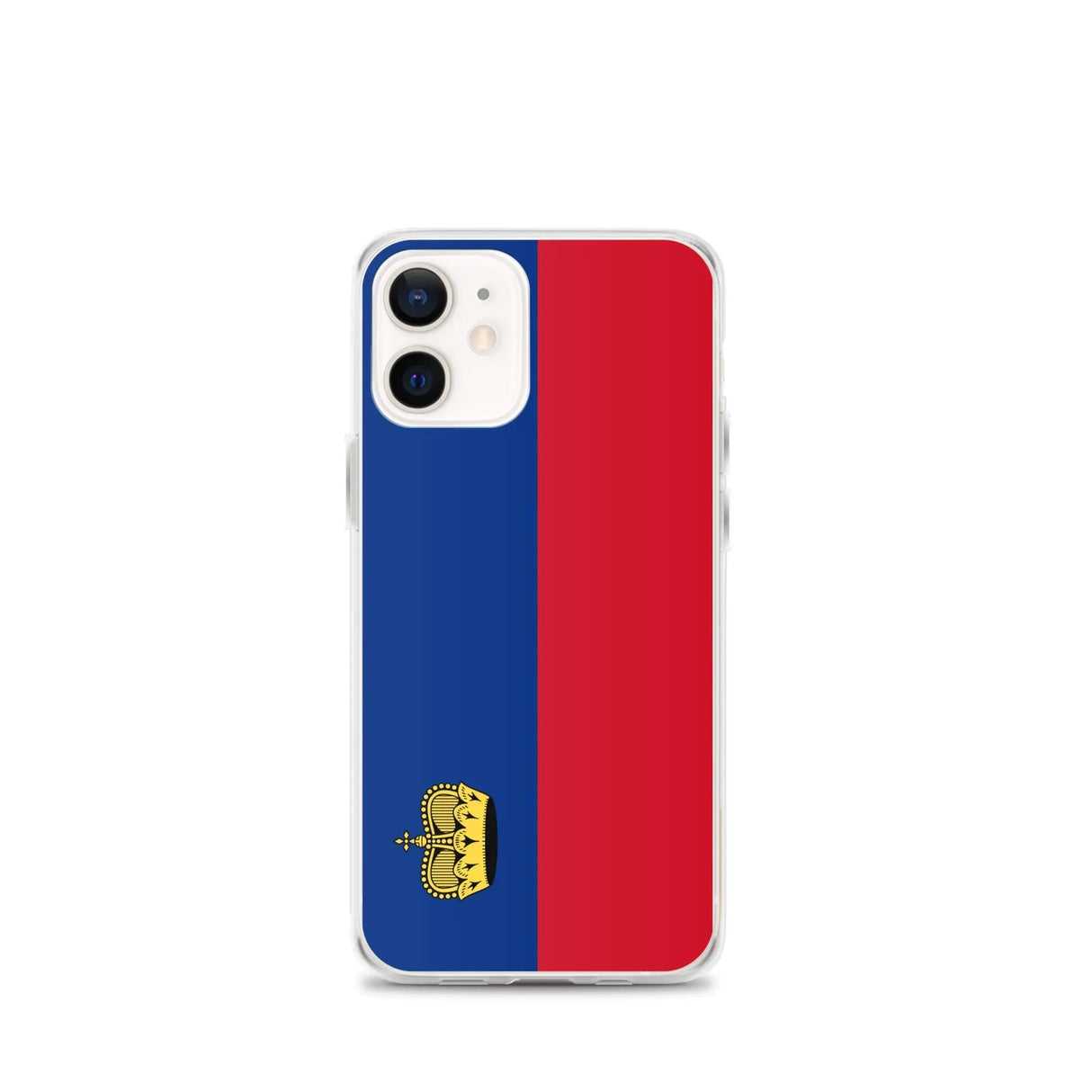 Coque iphone drapeau liechtenstein souple antichoc transparente