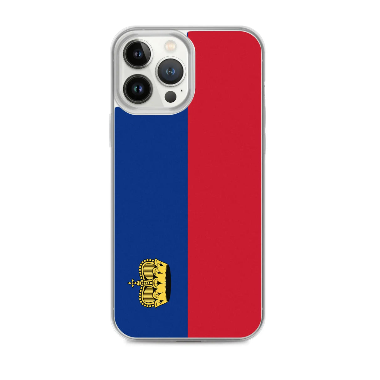 Coque iphone drapeau liechtenstein souple antichoc transparente