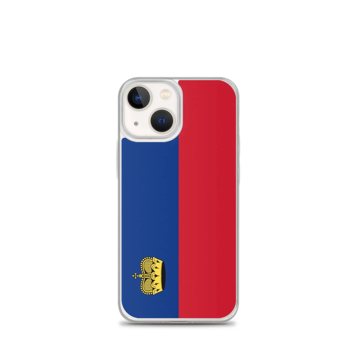 Coque iphone drapeau liechtenstein souple antichoc transparente
